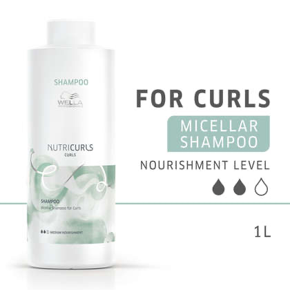 Wella Professionals nutricurls micellar shampoo curls 1000ml
