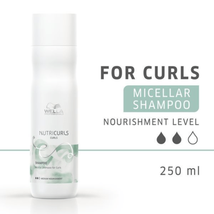 Wella Professionals Nutricurls micellar shampoo curls 250ml