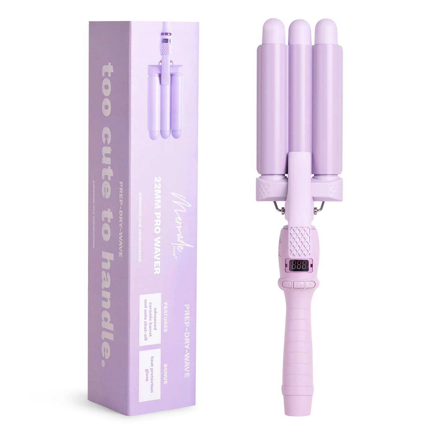 Mermade pro hair waver - 2mm cutie® lilac