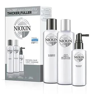 Nioxin Prof Trial Kit System 1, 150ml+150ml+50ml