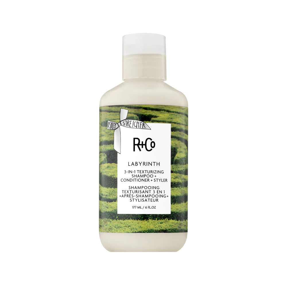 R+Co Labyrinth 3-in-1 texturising shampoo+conditioner + styler 177ml