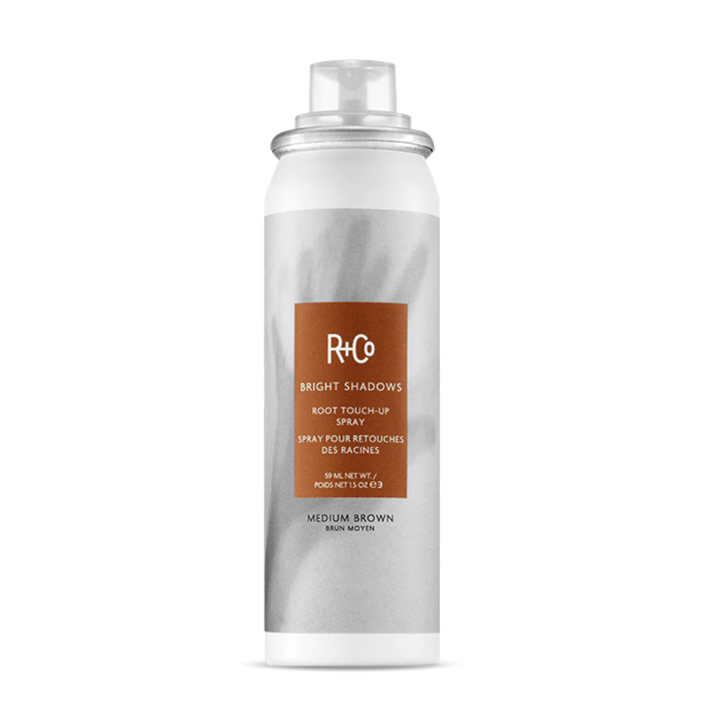 R+Co BRIGHT SHADOWS Root Touch-Up Spray - Medium Brown 59ml